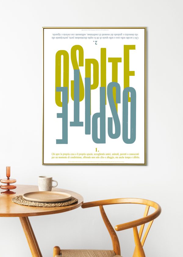 Poster "Ospite" – Edizione Limitata